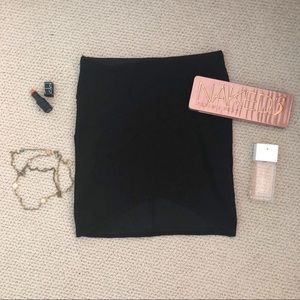 Black pencil skirt